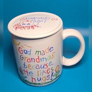 Hallmark Multicolor Grandma Mug with Lid